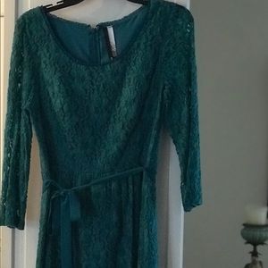 Teal Kensie Dress